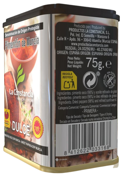 pimentón dulce ecológico